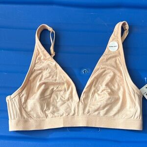 Alfani Light Beige Wireless Bralette - Nude